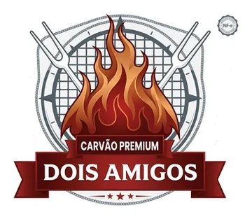 Logo Carvão Premium Dois Amigos